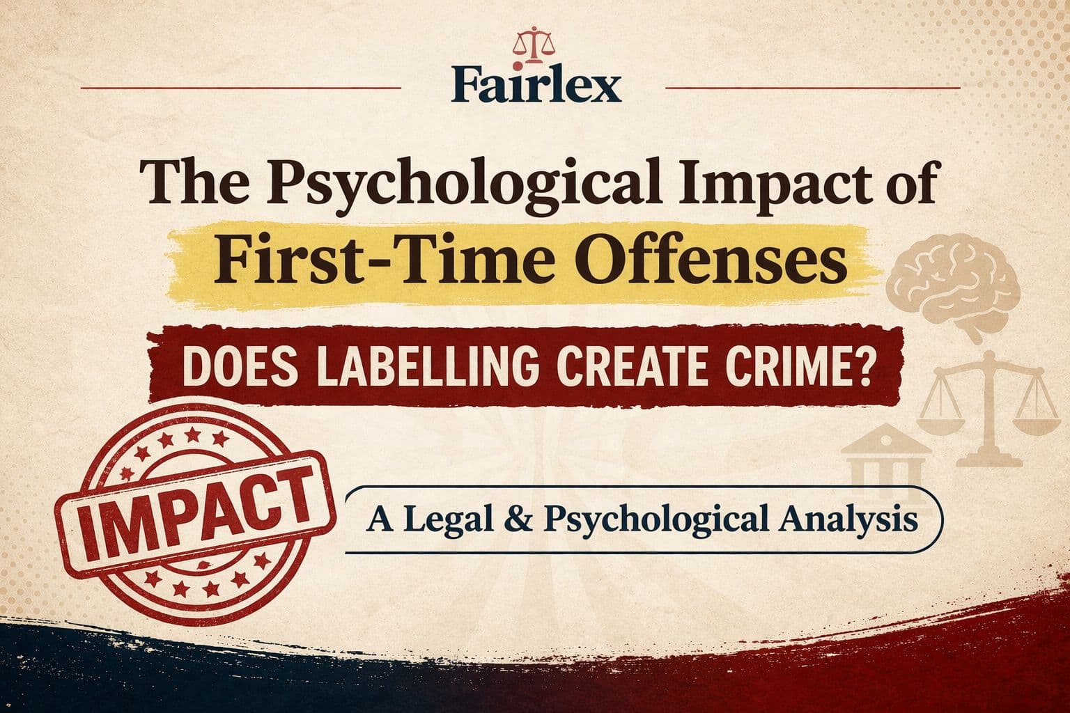 Psychological Impacts Of First-Time Offending