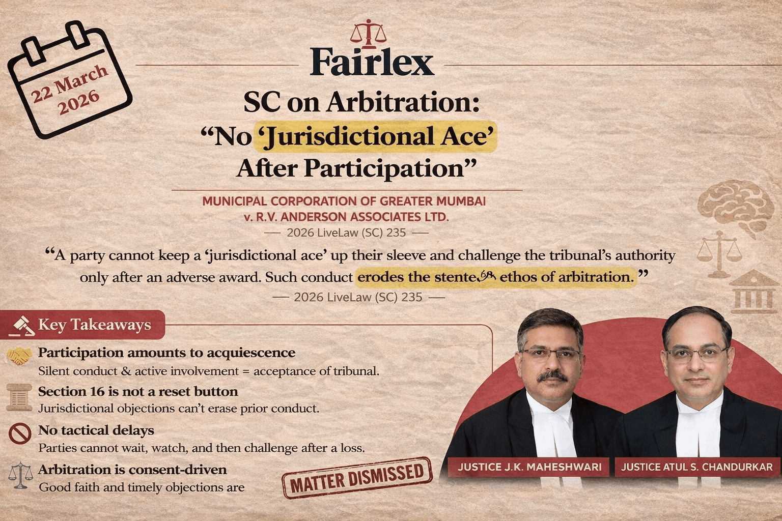 SUPREME COURT ON ARBITRATION: NO “JURISDICTIONAL ACE” AFTER PARTICIPATION