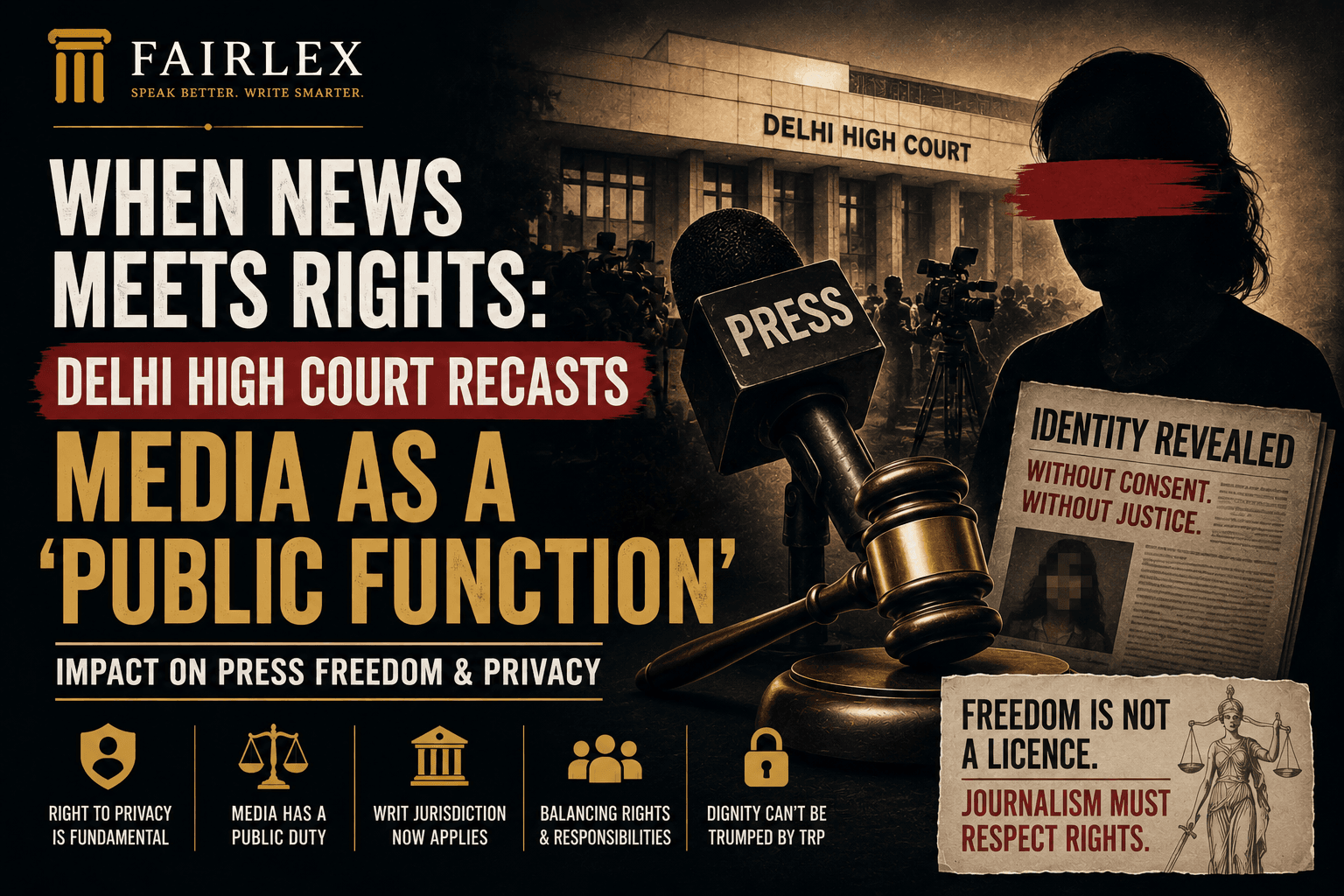 “Delhi HC Redraws Line Between Press Freedom & Privacy”