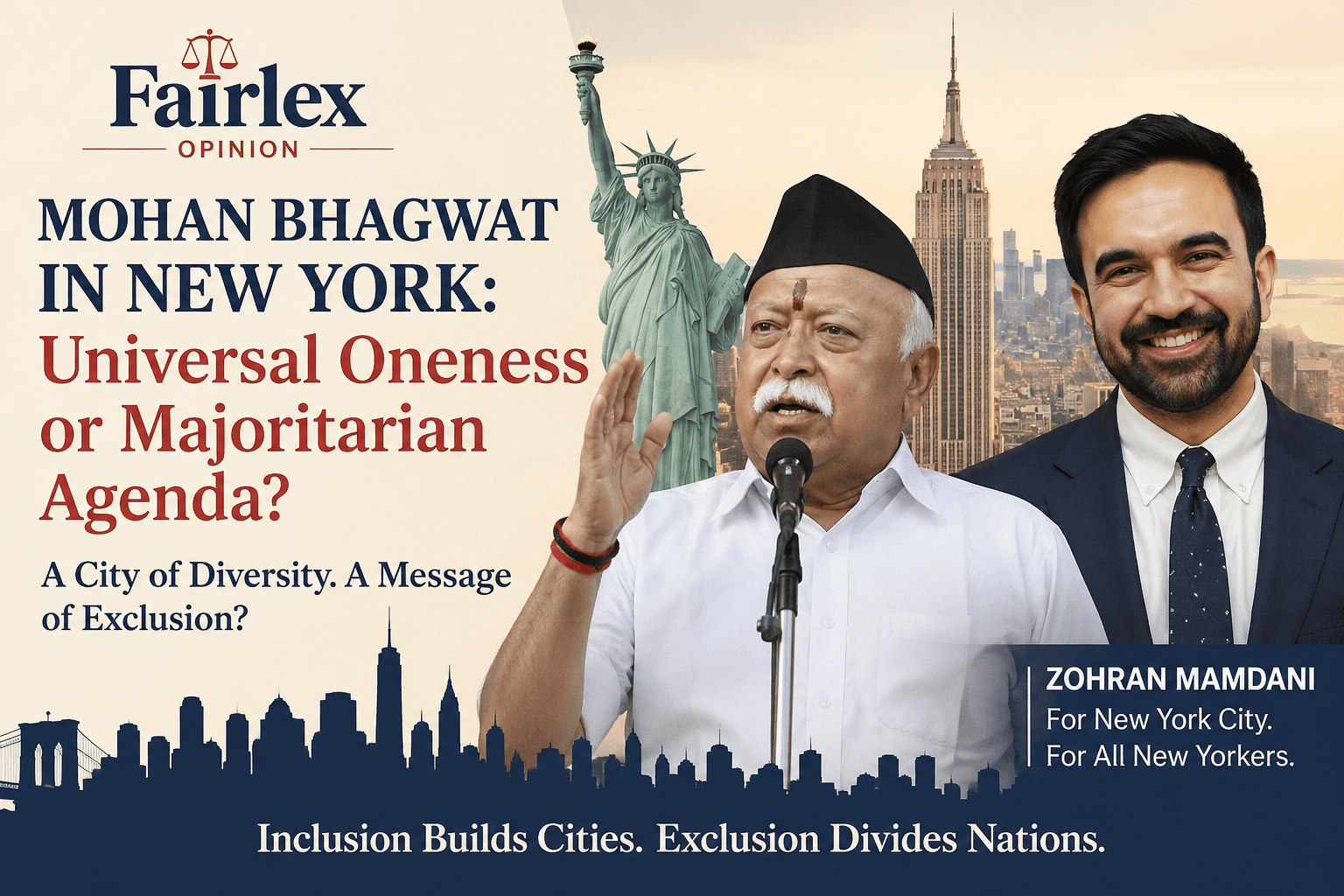 Mohan Bhagwat in New York: Universal Oneness or Majoritarian Agenda ?